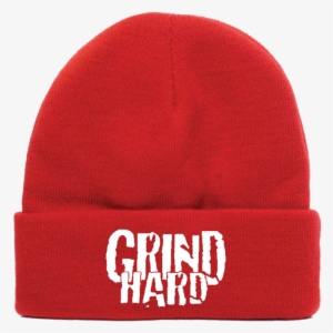 White Grind Hard Beanie