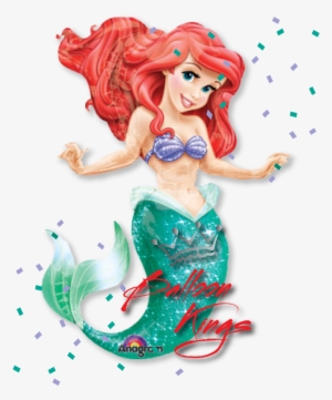Little Mermaid Ariel Airwalker - 53" Little Mermaid Ariel Airwalker Balloon - Mylar