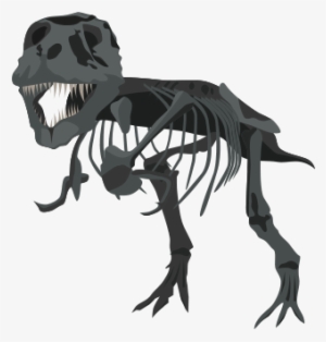 T-rex Skeleton - T Rex Skeleton Png