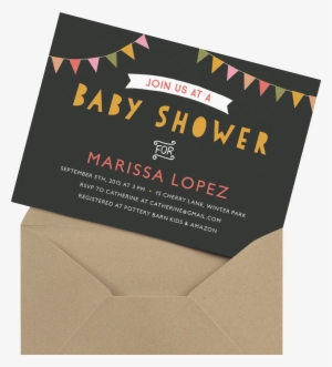 Fun Banner Baby Shower Invite - Baby Shower