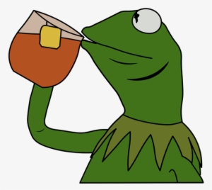 Kermit Sipping Tea Png - Kermit Sipping Tea Drawing