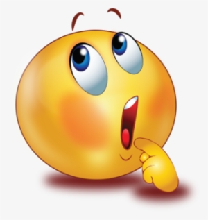 Thinking Shocked Open Mouth - Sticker Thinking Emoji
