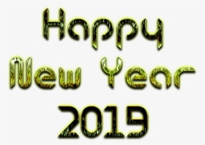 Happy New Year Png 2019 Transparent Images - Illustration