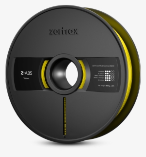 Zortrax Z-abs Yellow - Zortrax Z Abs 3d Printing Filament Yellow 1 75mm 800g