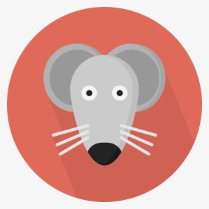 Open - Flat Icon Mouse