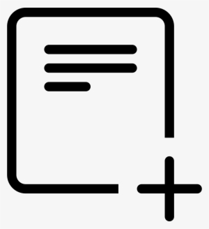Png File Svg - Add Note Icon Png