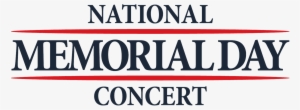 Mem Day Logo 09 Larg No Background - National Memorial Day Concert 2018