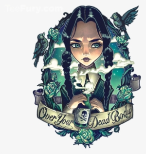 Over Your Dead Body Wednesday Addams Shirt - Tim Shumate