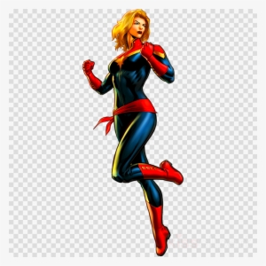 Marvel Avengers Alliance Scarlet Witch Clipart Carol - Captain Marvel Comic Png