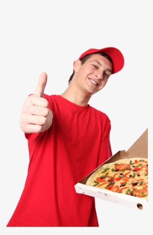 Delivery Png Download - Pizza Delivery Guy Png