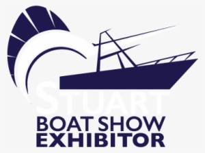 Stuart Boat Show Exhibitor Logo Navy And White With - Stuart Boat Show