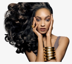 Black Hair Model Png