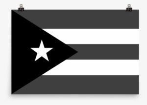 Wall Art Star - Black Puerto Rican Png