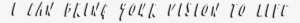 Vision - Png - Calligraphy
