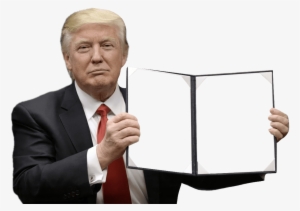Trump Clipart Thumbs Up Transparent Png Stickpng - Trump Showing Book Meme