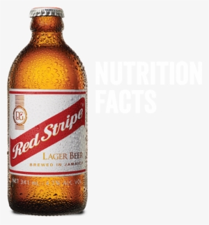 Water, Malted Barley, Maltose Syrup And Hops - Transparent Red Stripe Beer Png