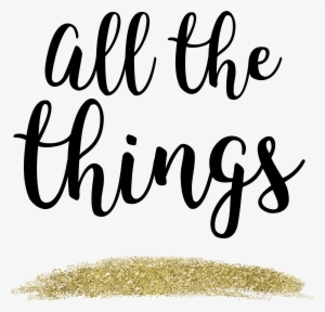 All The Things Gold Glitter - Free Football Mom Svg