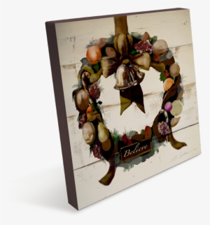 Christmas Wreath - Bobby Sikes Fine Art & Design Believe - Christmas