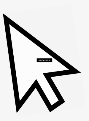White Mouse Cursor Arrow By Qubodup - Icon