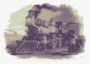 This Free Icons Png Design Of Vintage Train - Steam Locomotive Greeting Cards