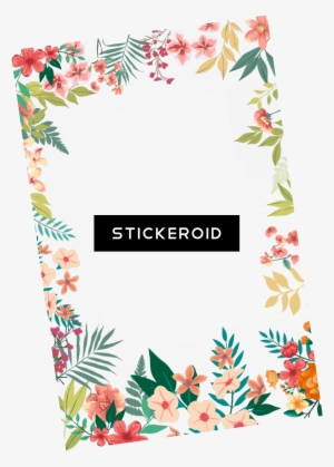 Floral Frame Border - Colorbird Modern Scrawl Circles Flannel Backed Pvc