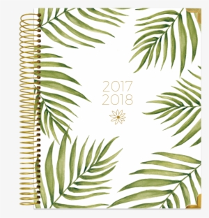 2017-18 Hard Cover Vision Planner, Palm Leaves - Bloom Daily Planners 2017-18 Daily Planner, Palm Leaves