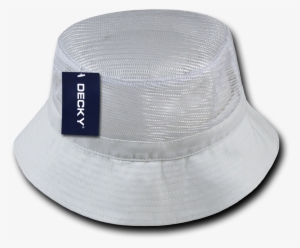 Decky Fisherman's Bucket Mesh Top Hat Hats Cap Caps