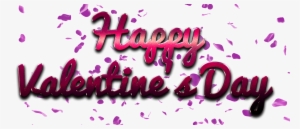 Happy Valentines Day Word Png - Valentine's Day
