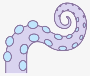 Two Parallel Curves, That Arch Up, Then A Slight Drop - Tentacle Vector Png