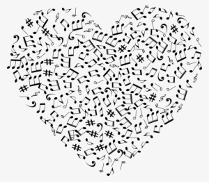 Good Songs For Kids For Valentine's Day - Music Heart Clip Art