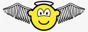 Winged Angel With Halo Buddy Icon - Smiley