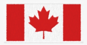 Black And White Canada Flag