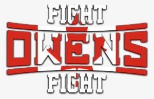 Fight Owens Fight Canadian Flag Style Logo - Big Savings Transparent Background