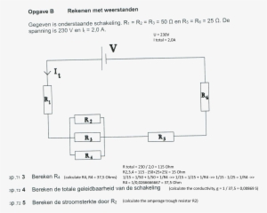 Calculating Things Inside A Circuit With Resistors - Electrical Network