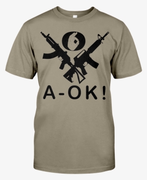 A Ok Hand Black Rifles Men's T Shirt - Shirt