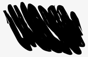 Small - Black Scribble Png