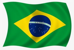 Waving Brazilian Flag - Flag Of Brazil
