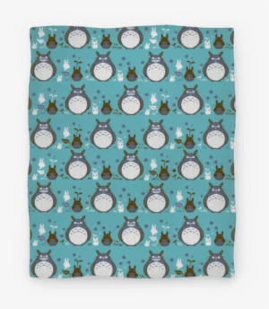 Totoro Pattern Blanket Blanket - Totoro Pattern