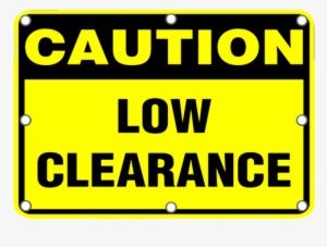 Flashing Led Caution Low Clearance Sign - Caution Close Clearance