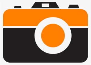 Camera Clipart Orange - Camara De Fotos Ilustracion Png