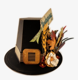 Pilgrim 3d Hat Large Decor - Silhouette