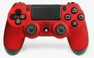 controller modz - crystal red ps4 controller