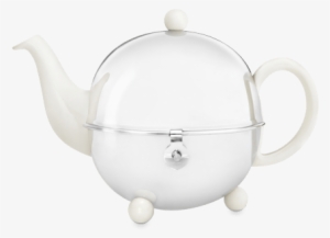 Cosy Teapot 0,9l - Bredemeijer 30 Fl.oz. Teapot Ceramic/ss Spring White