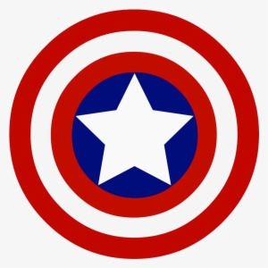 Captain America Shield Emblem - Superhero Captain America Logo