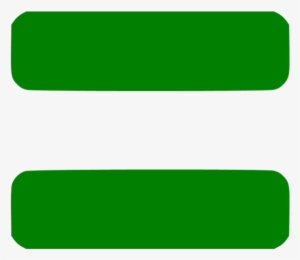 Equal Sign Png Picture - Green Equal Sign Clipart