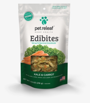 Kale And Carrot Edibites - Pet Releaf Edibites Blueberry & Cranberry Natural