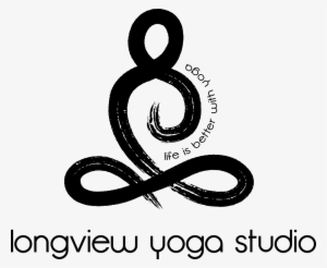 Infinite Symbol With Meditation Yoga Pose Logo Design - Yoga Logo