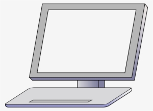 Pc Clipart Compter - Old Computer Monitor Clipart