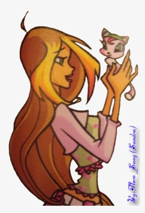 Winx Flora And Pet Coco Png By Xxsunny-bluexx - Flora And Coco Winx
