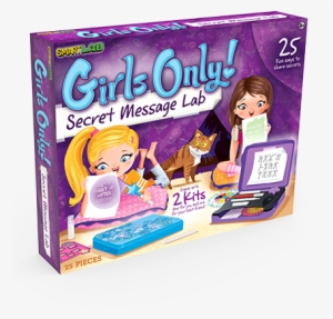 From The Manufacturer - Smartlab Girls Only Secret Message Lab - White